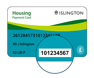 Housing payment card