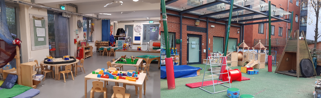 Composite image of both Packington Children's Centre sites